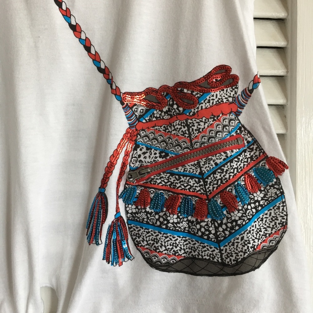 Girls Jessica Simpson BoHo Purse design tank top - Picture 2 of 8